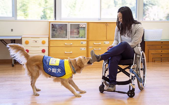 介助犬デモンストレーション2021